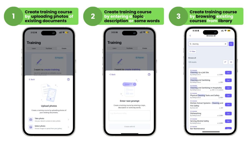 Workplace safety training illustration
